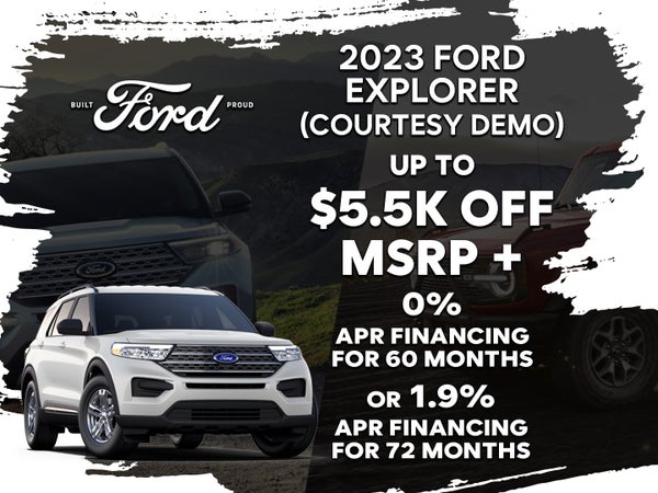 2023 Ford Explorer Courtesy Vehicle